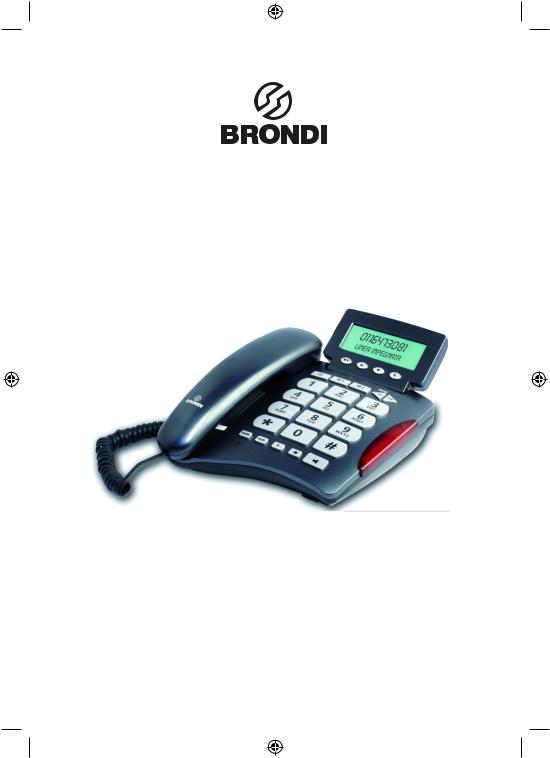 Brondi Bravo 20 LCD User Manual