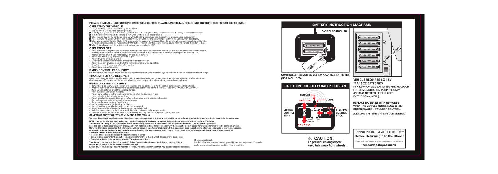 Playday Manufacturers Group 24GT Users manual