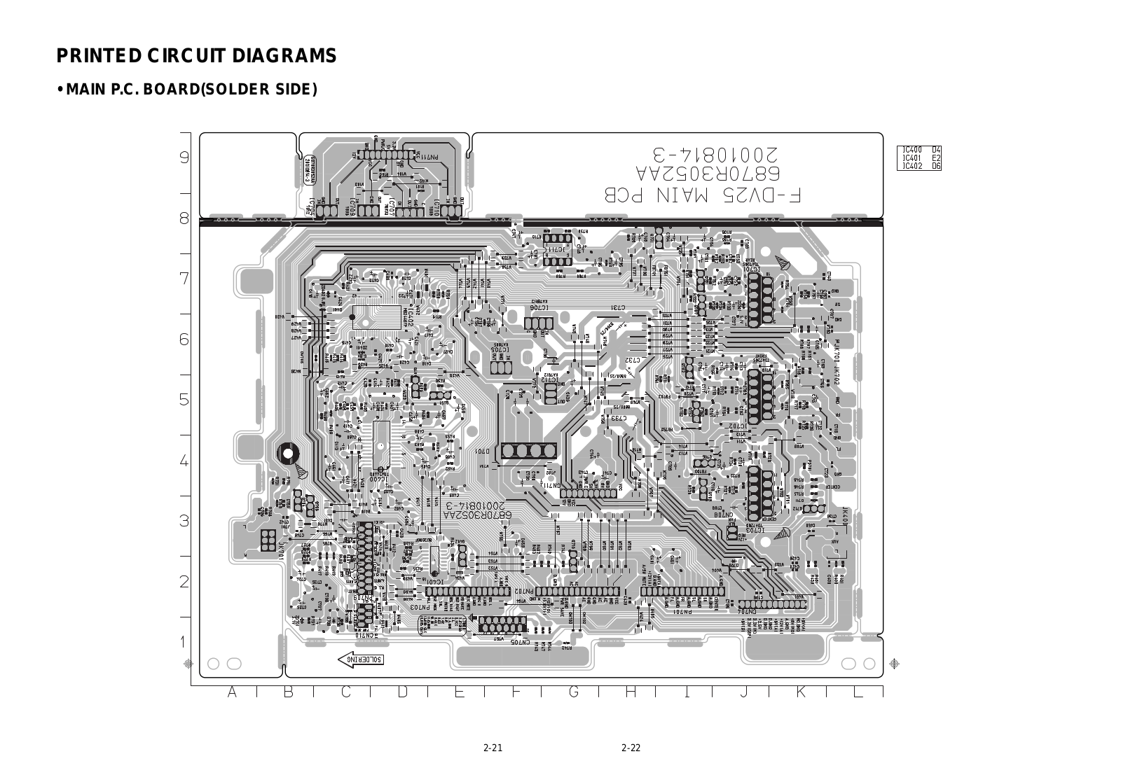 Goldstar FFH-DV25AX Service Manual pcb