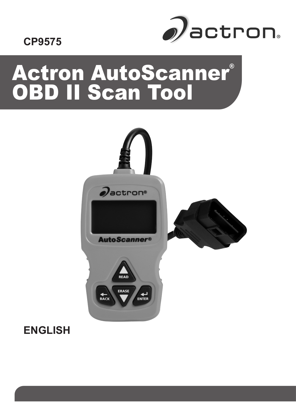 Actron CP9575 User Manual