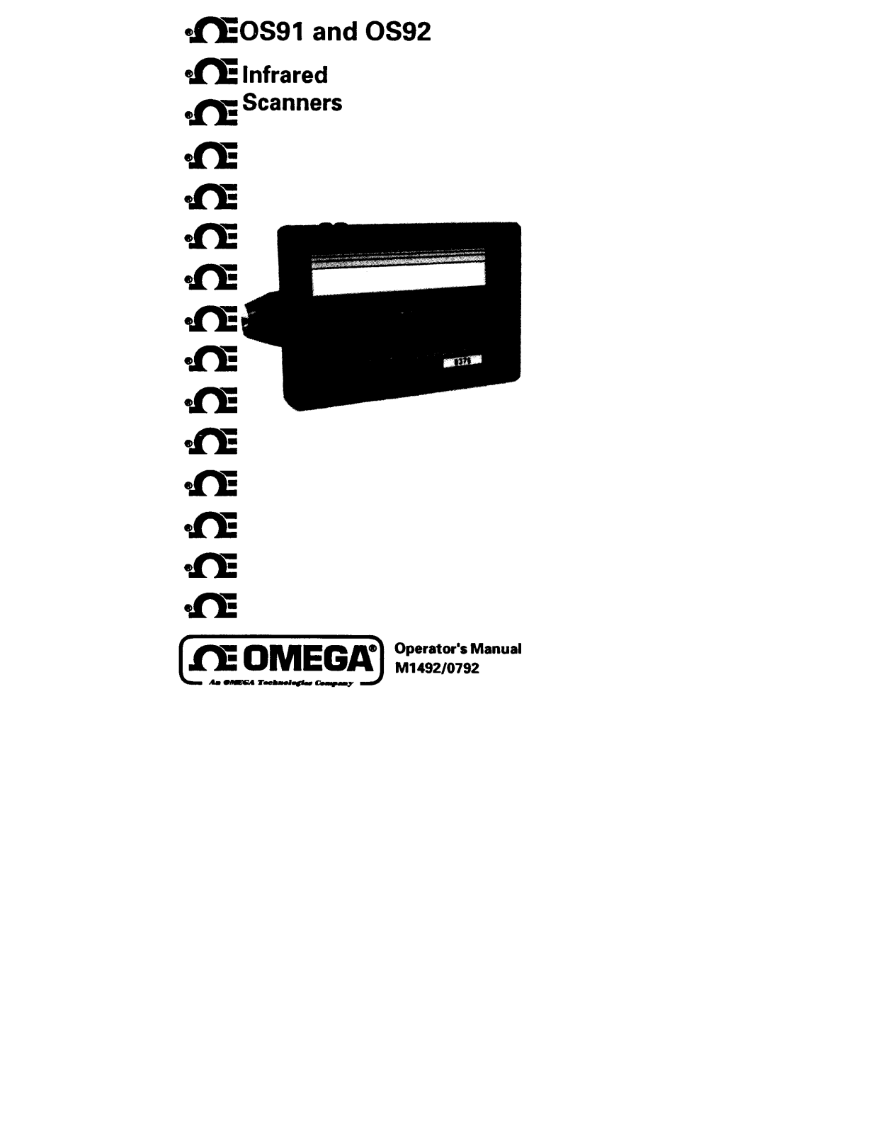 Omega Products OS92 Installation  Manual