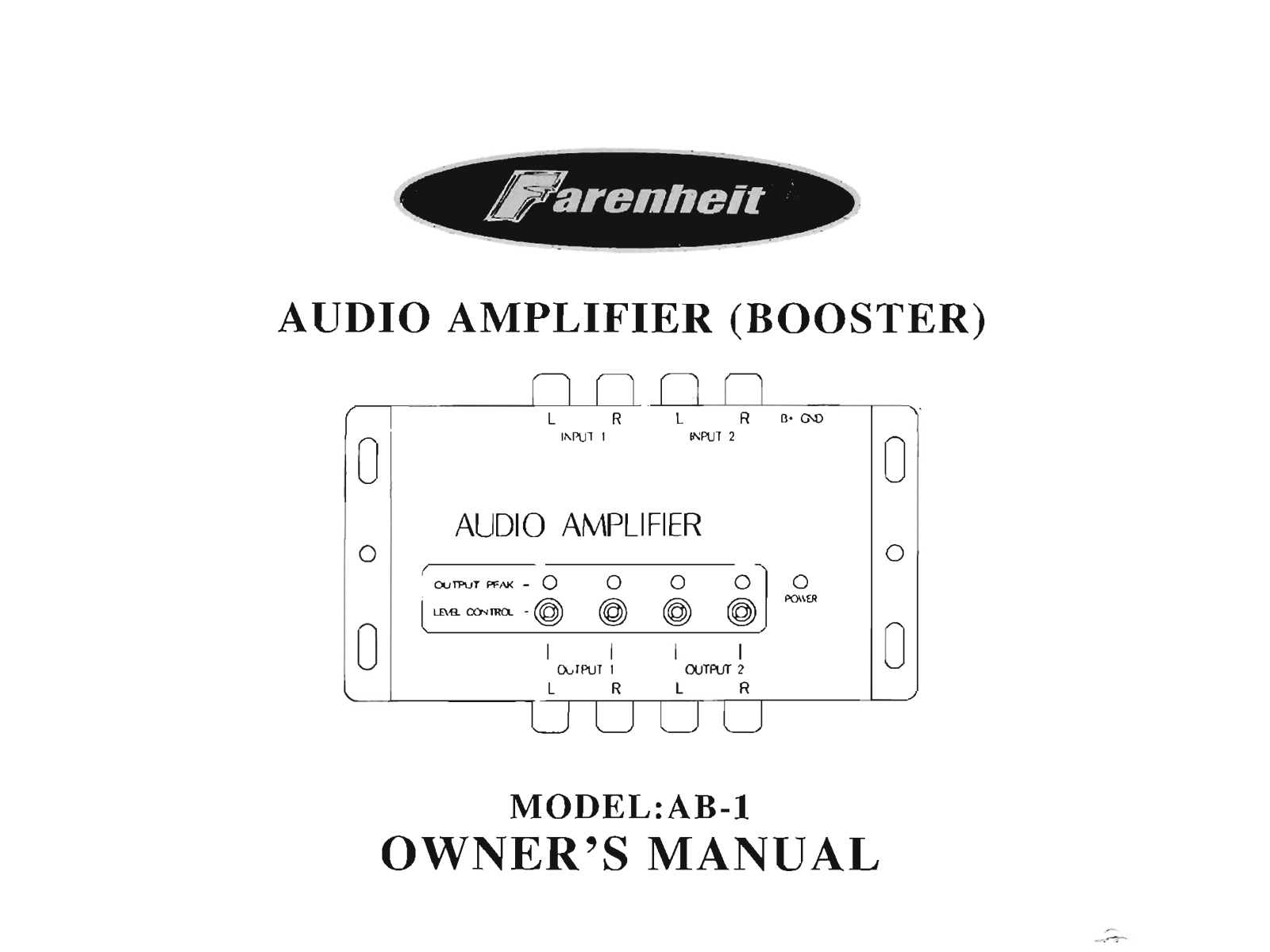 Farenheit Technologies AB-1 User Manual