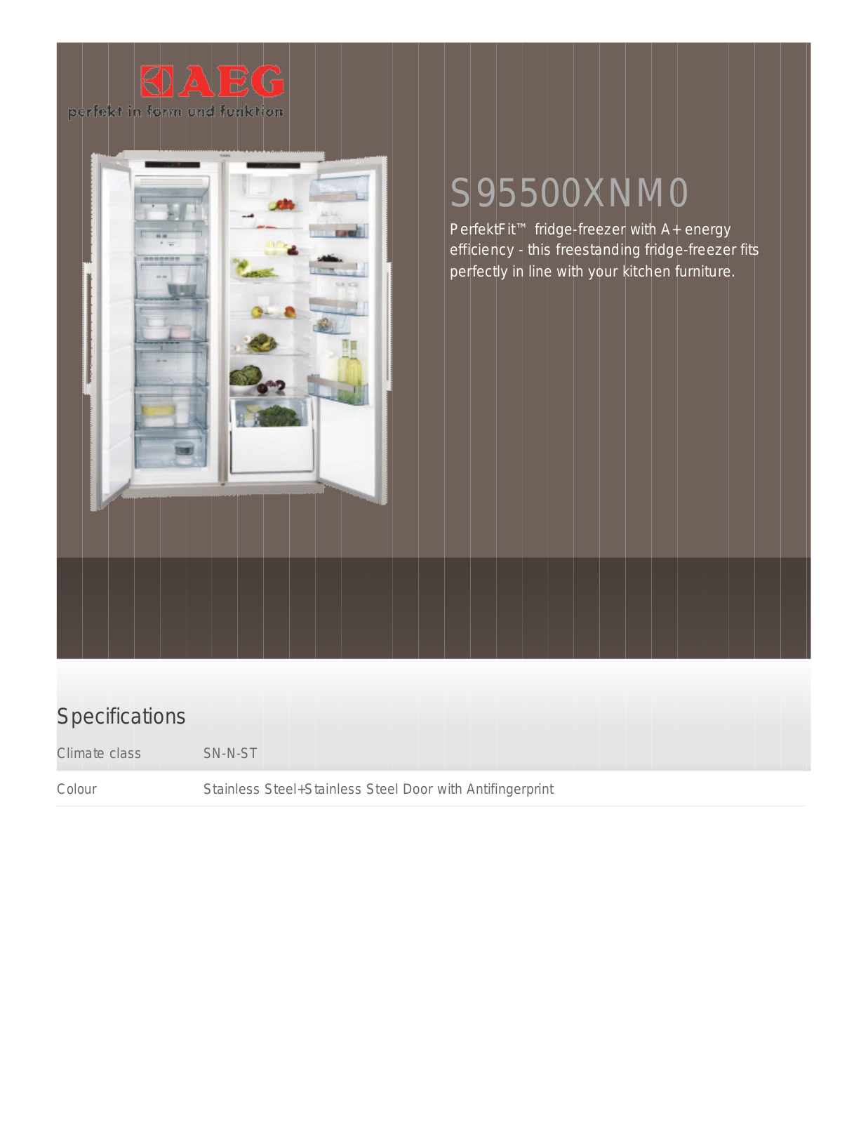 AEG S83800CTW0 User Manual