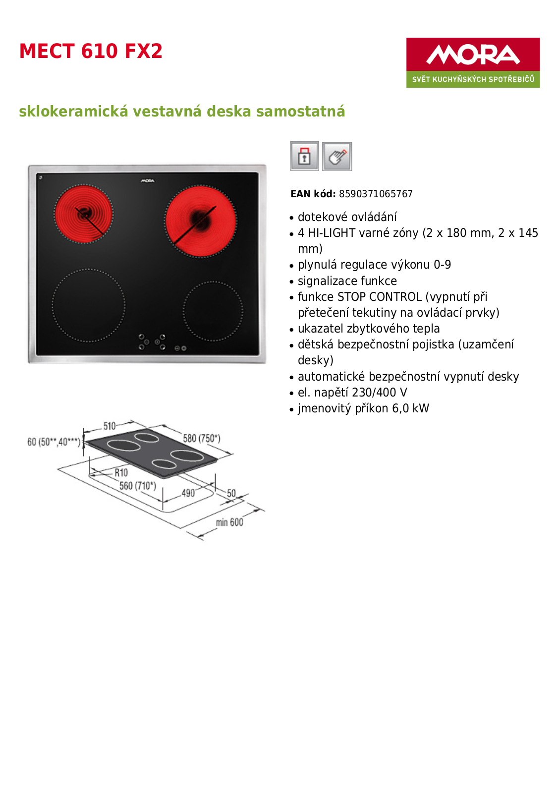 Mora MECT 610 FX2 User Manual