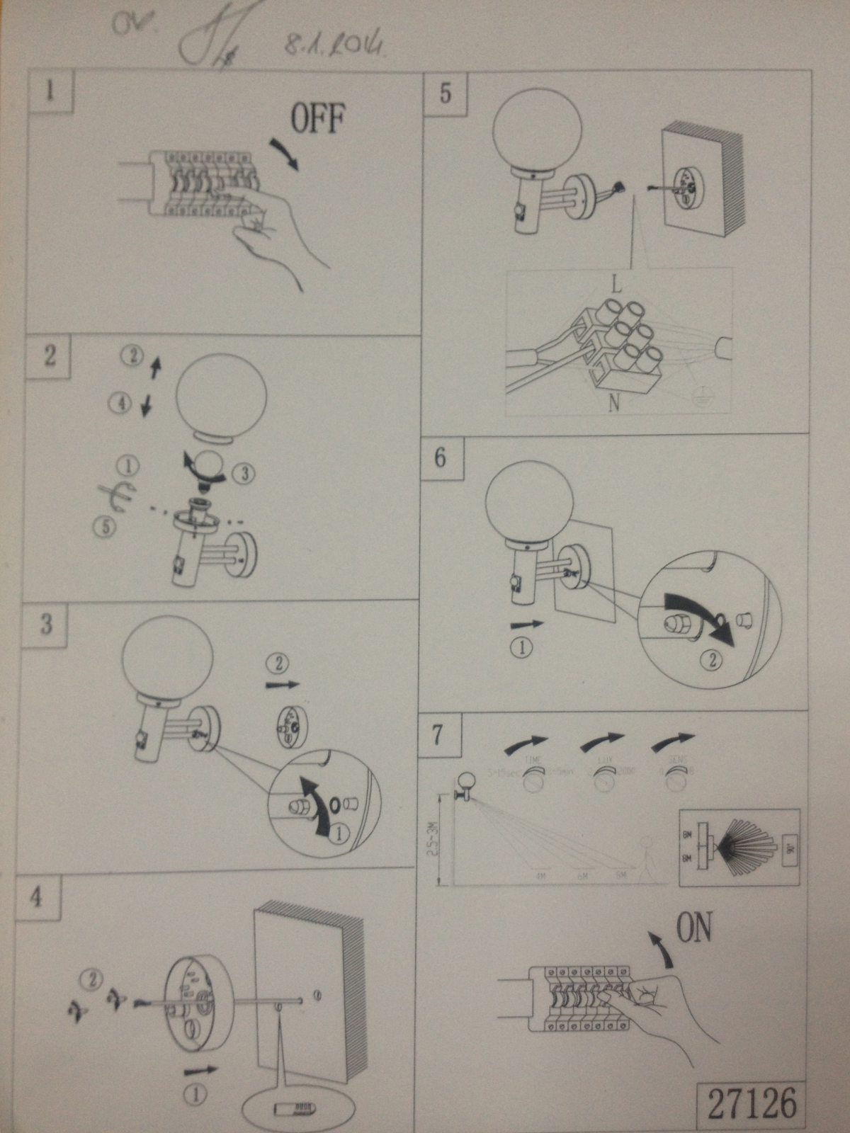 Eglo 27126 operation manual