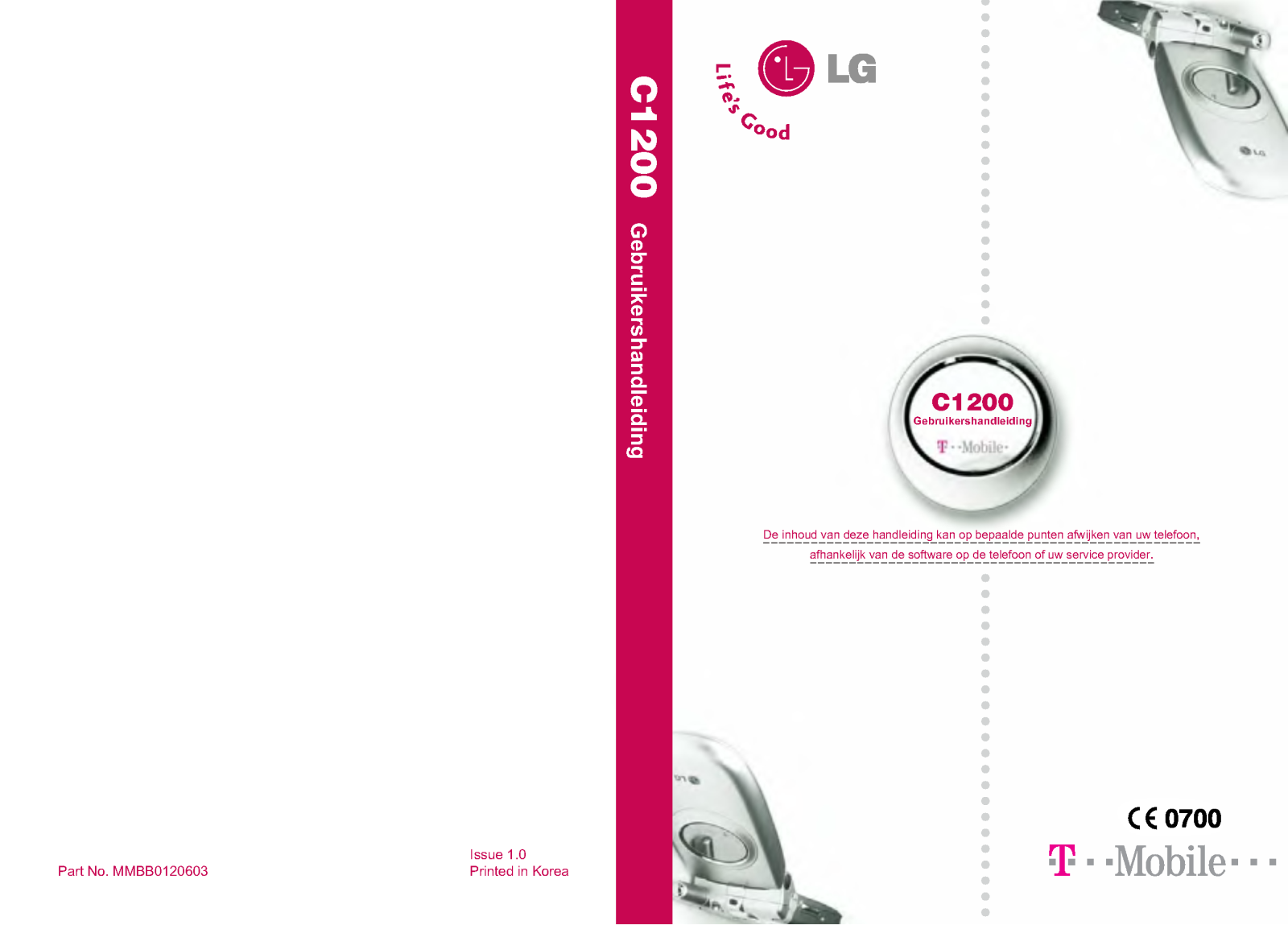 Lg C1200 User Manual