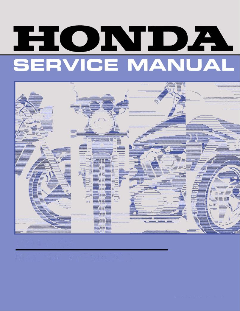 Honda VF 750 C 1994 2003, VF 750 CD 1994 2003 Service manual
