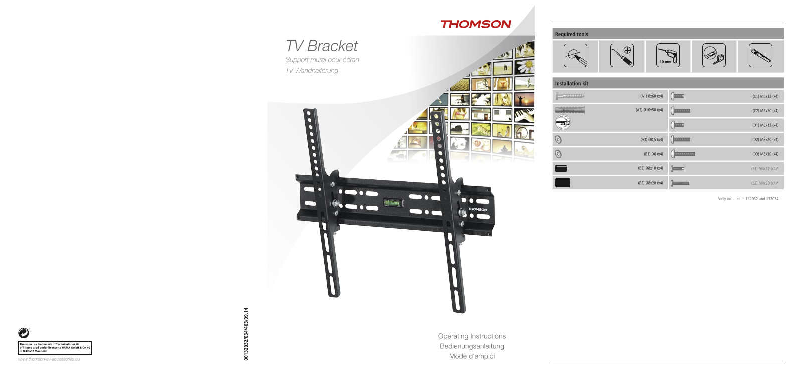 Thomson WAB156 User Manual