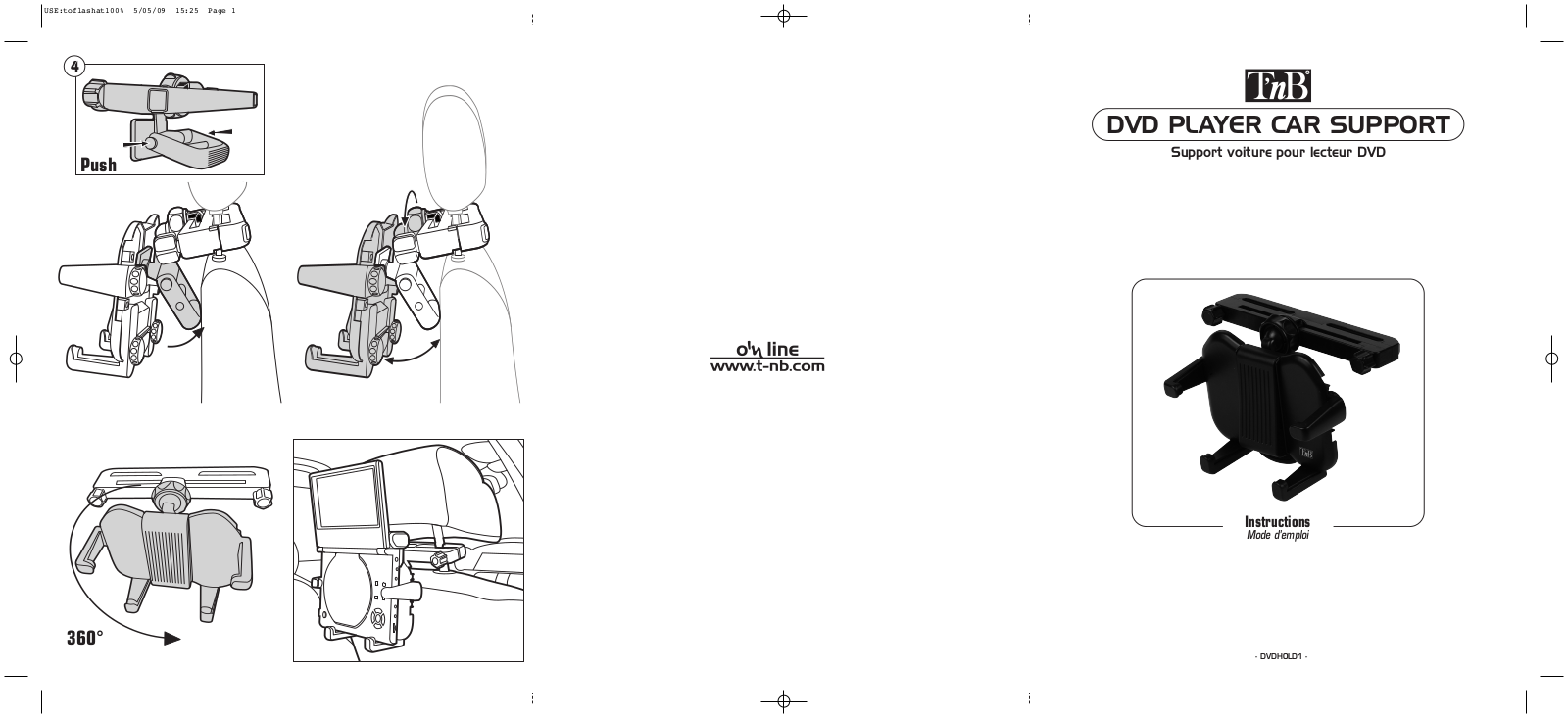 Tnb DVDHOLD1 User Manual