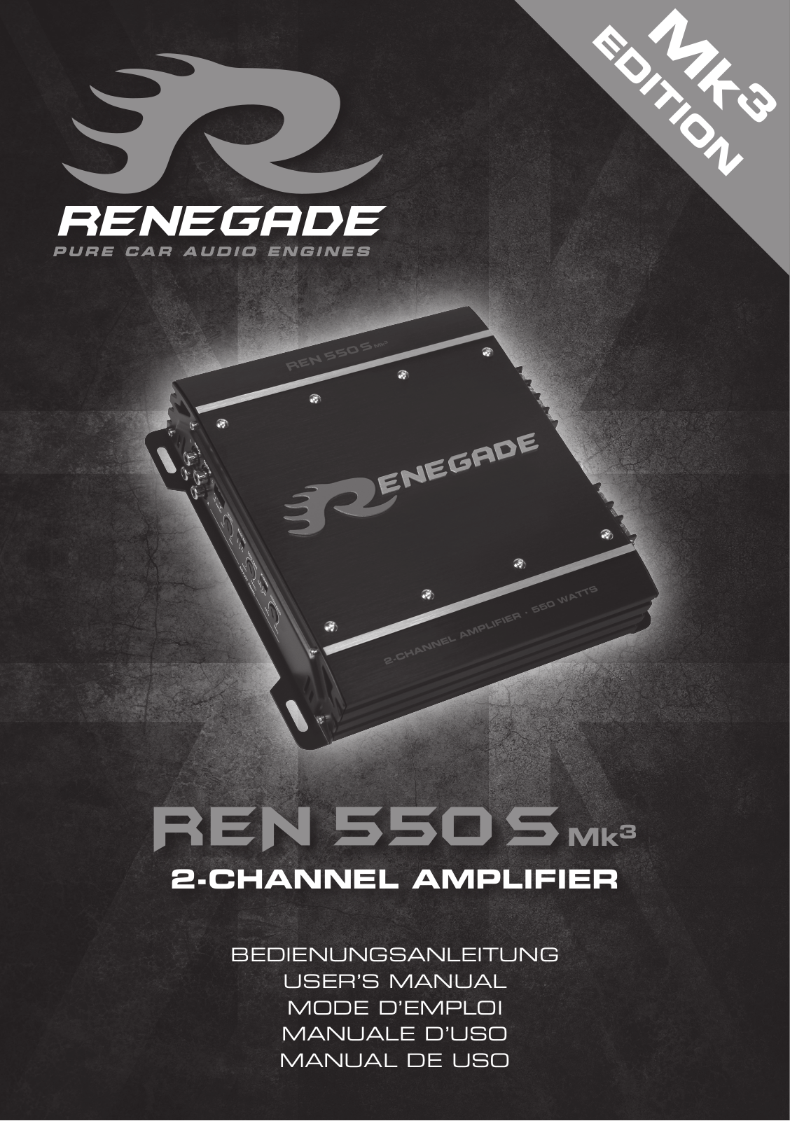 Renegade REN 550 S Mk3 operation manual