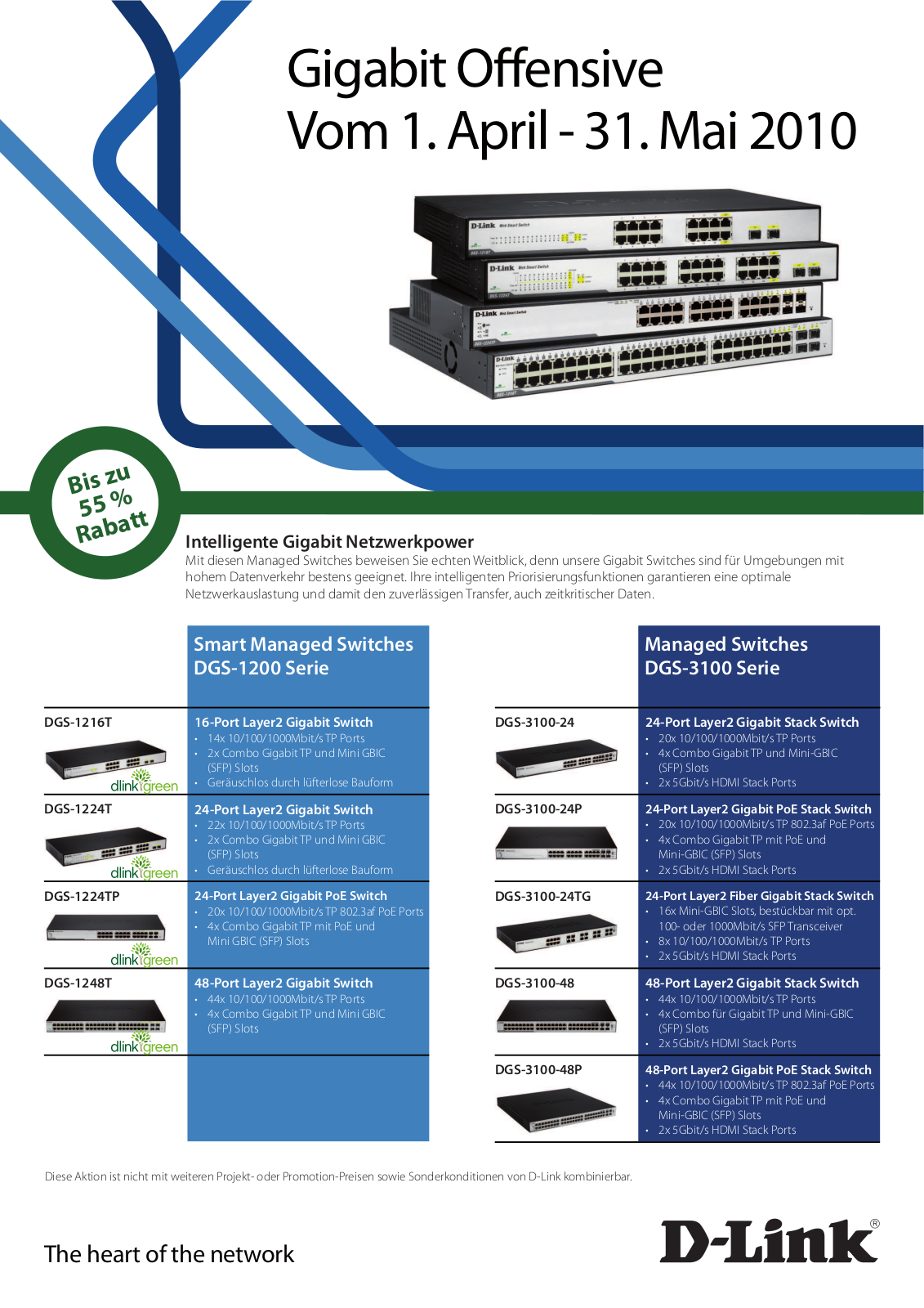 D-link DGS-1200 Series, DGS-3100 Series DATASHEET