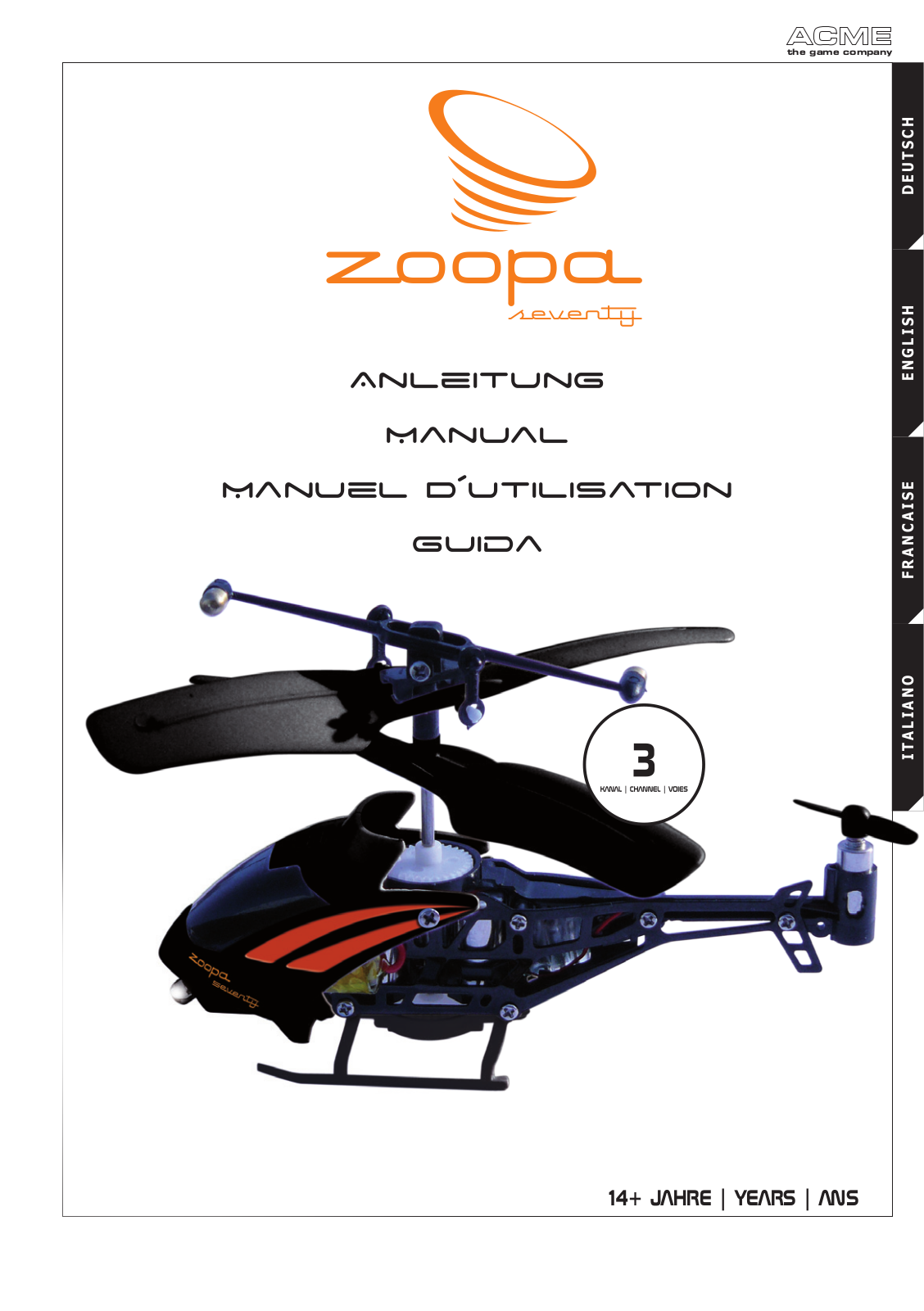 ACME zoopa 17 User guide