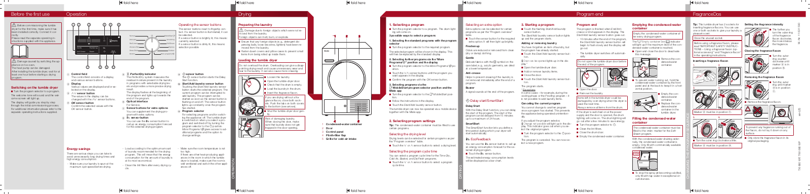 Miele TXI 680 WP, TWI 680 WP Brief operating instructions