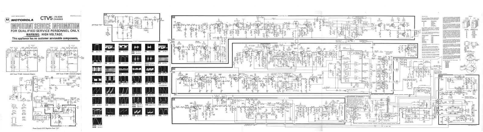 Moth Audio TS-934 Service manual