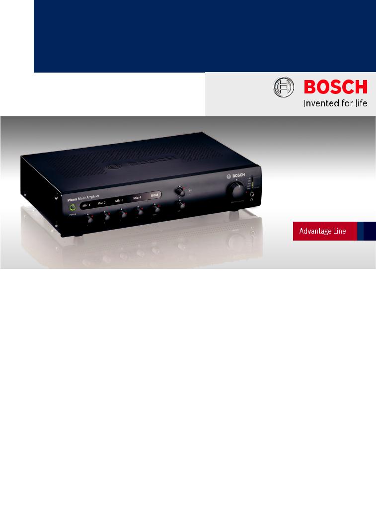 Bosch PLE-1ME060-US, PLE-1ME120-US, PLE-1ME240-US Specsheet