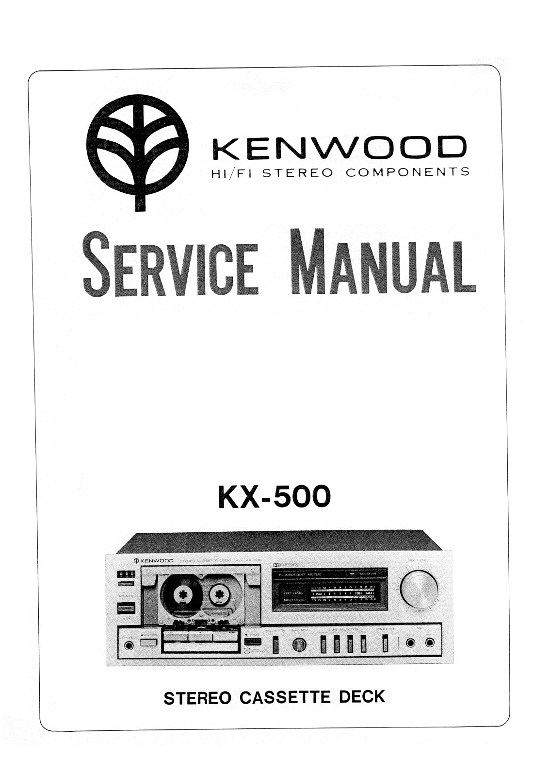 Kenwood KX-500 Service Manual