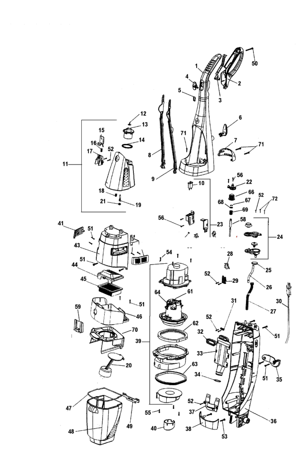 Hoover H3010-020, H3010, H3001 Owner's Manual