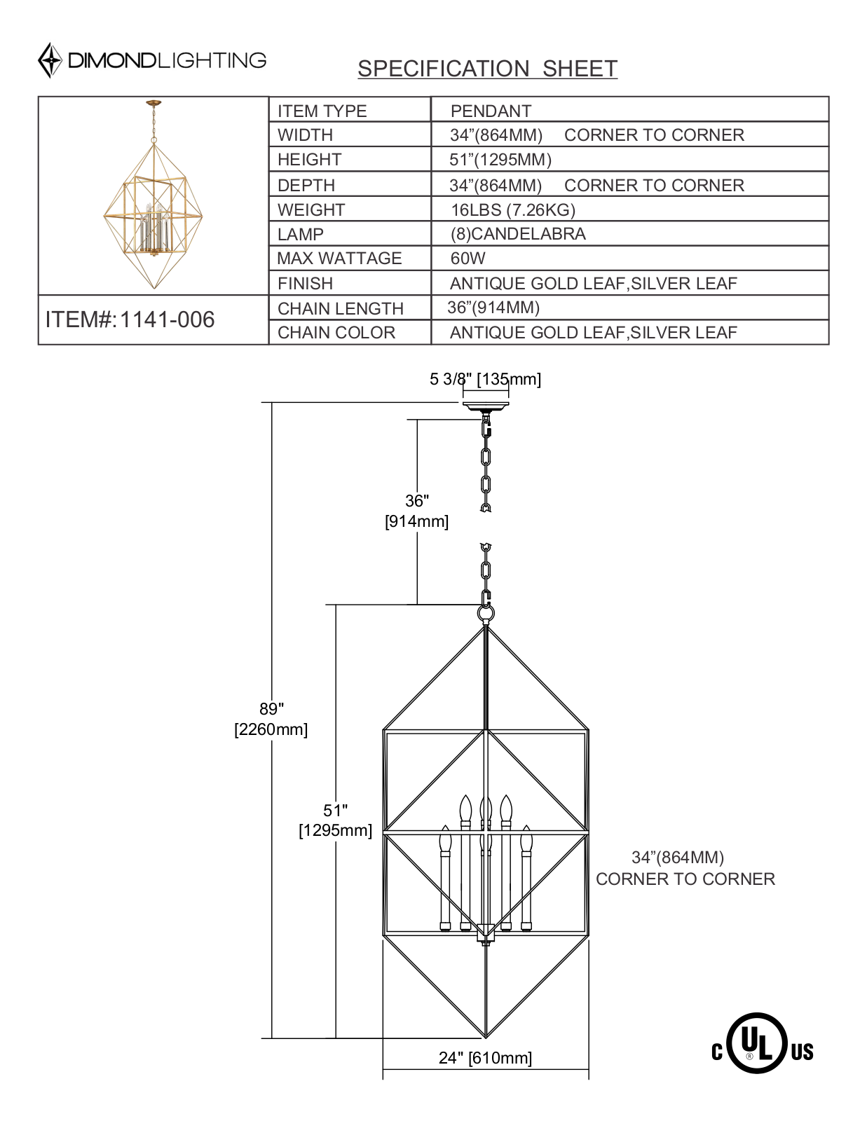 ELK Home 1141006 User Manual