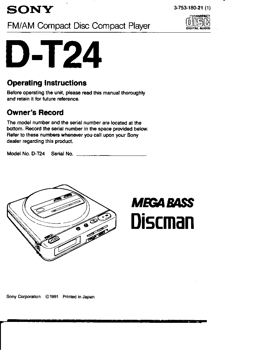 Sony DT24 User Manual