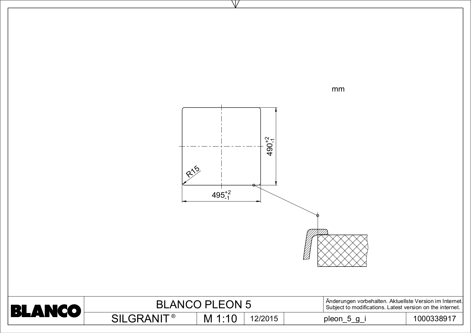 Blanco Pleon 5 Service Manual