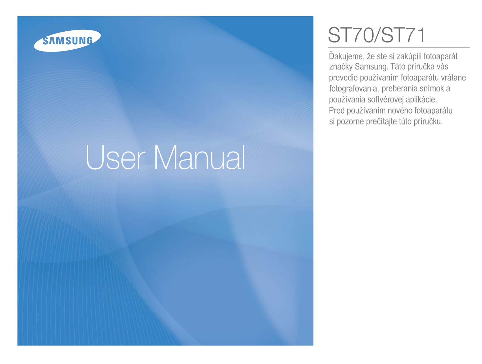 Samsung ST-70 User Manual