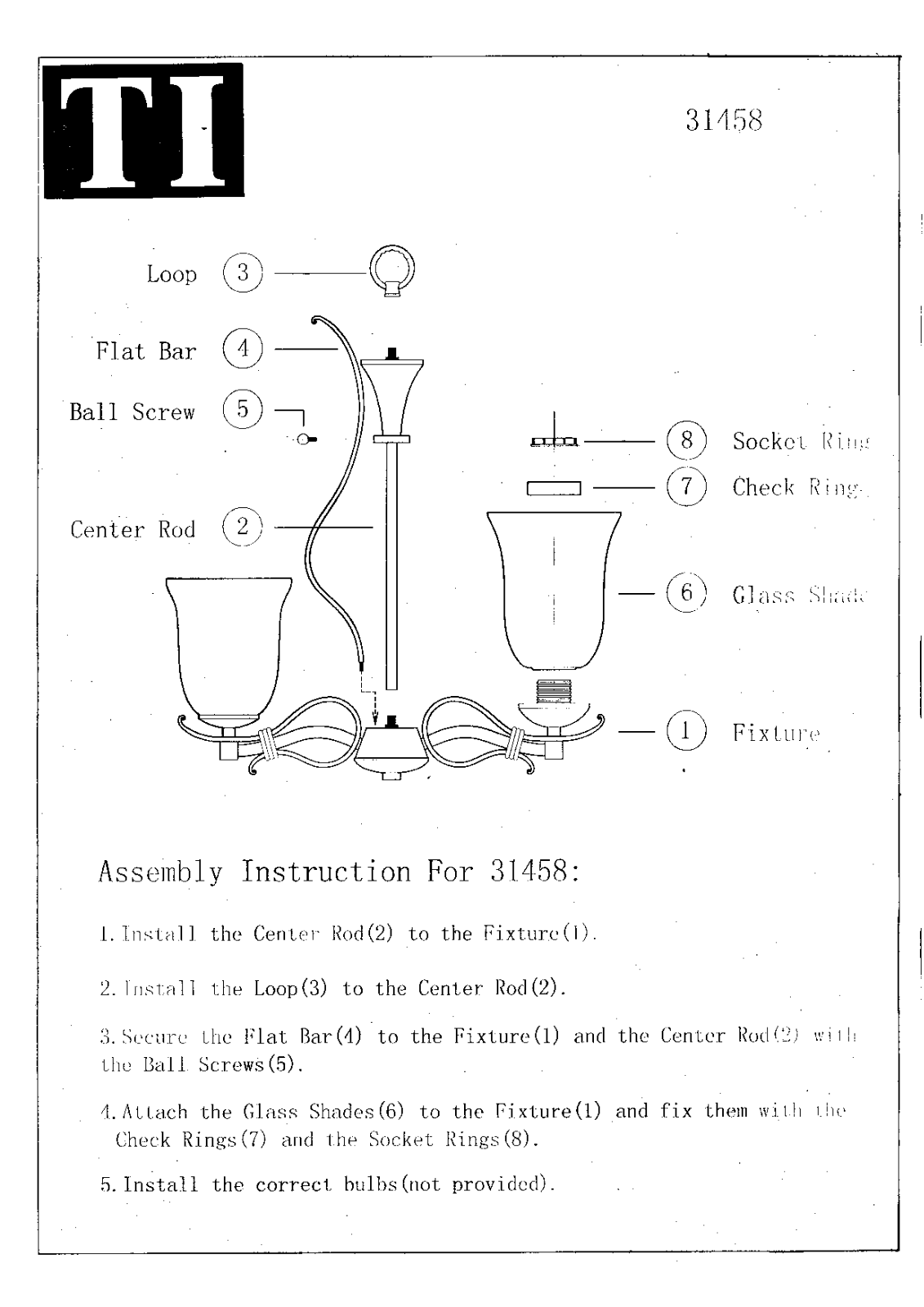 Triarch 31458 User Manual