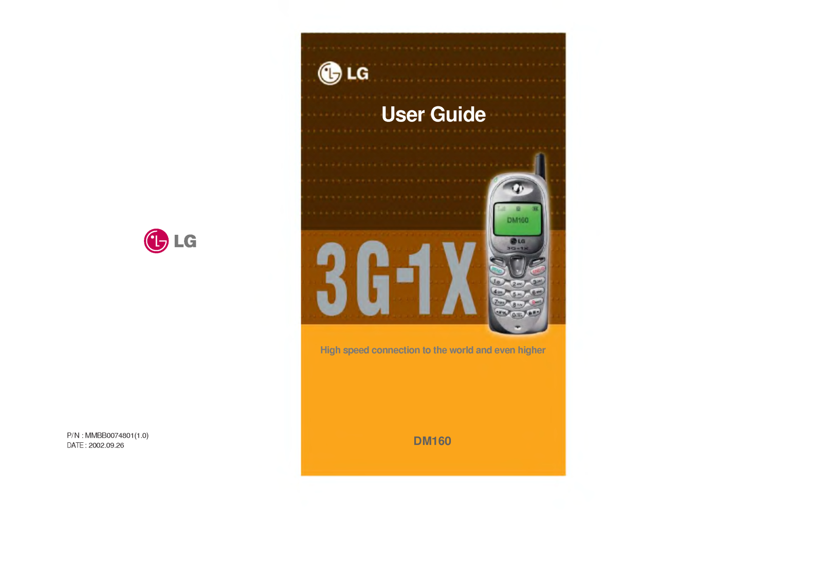 LG LGDM160 User Manual