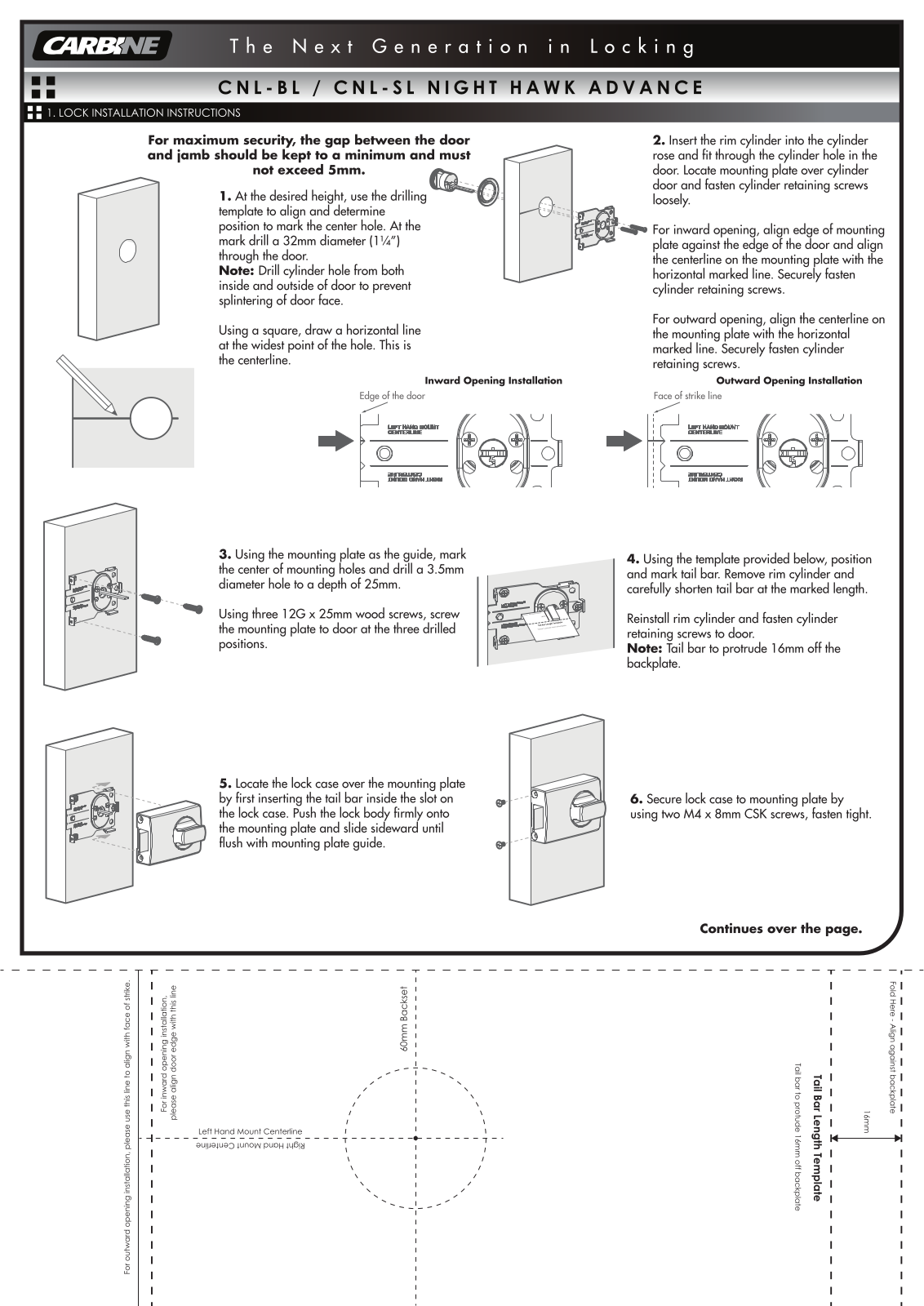 Carbinet CNL-BL, CNL-SL Service Manual