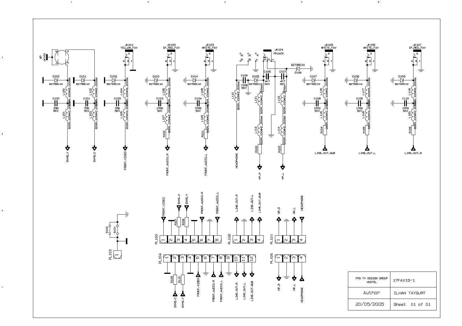 Vestel 17FAV15-2 schematic