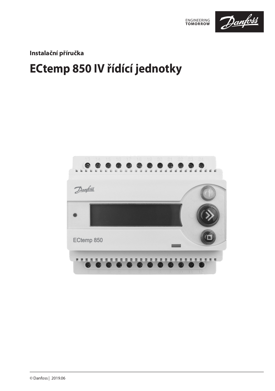 Danfoss ECtemp 850 IV Installation guide