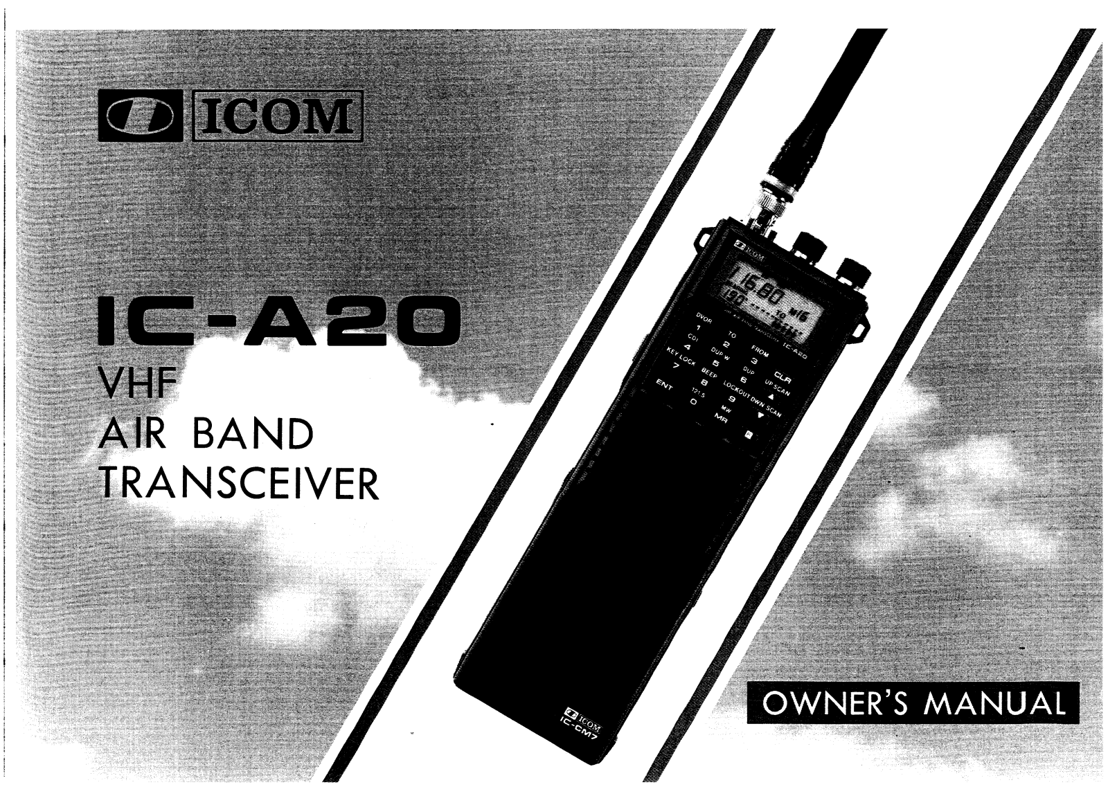 Icom IC-A20 User Manual