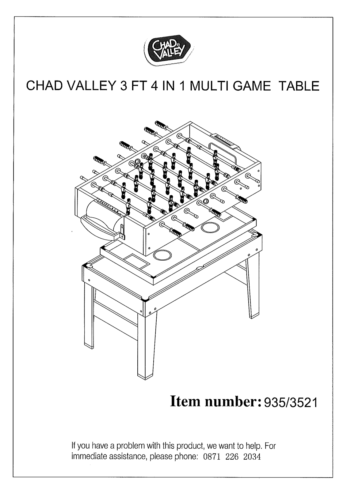 Chad Valley 9353521 Instruction manual