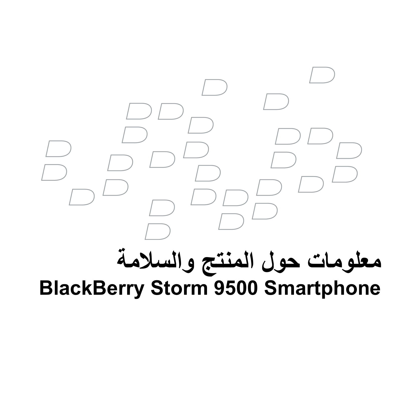 Blackberry Storm 9500 User Manual