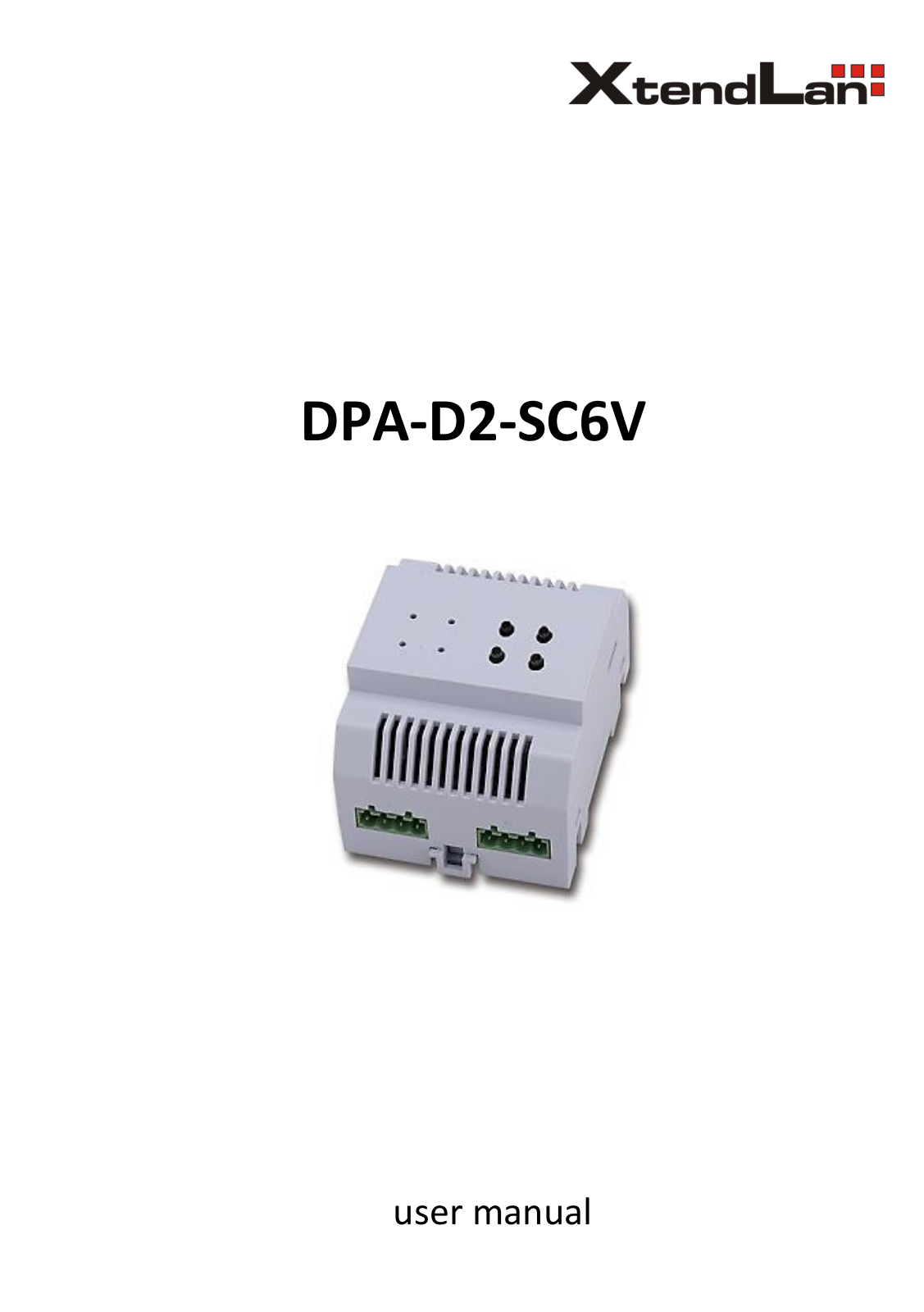 XtendLan DPA-D2-SC6V User Manual - ManualMachine.com
