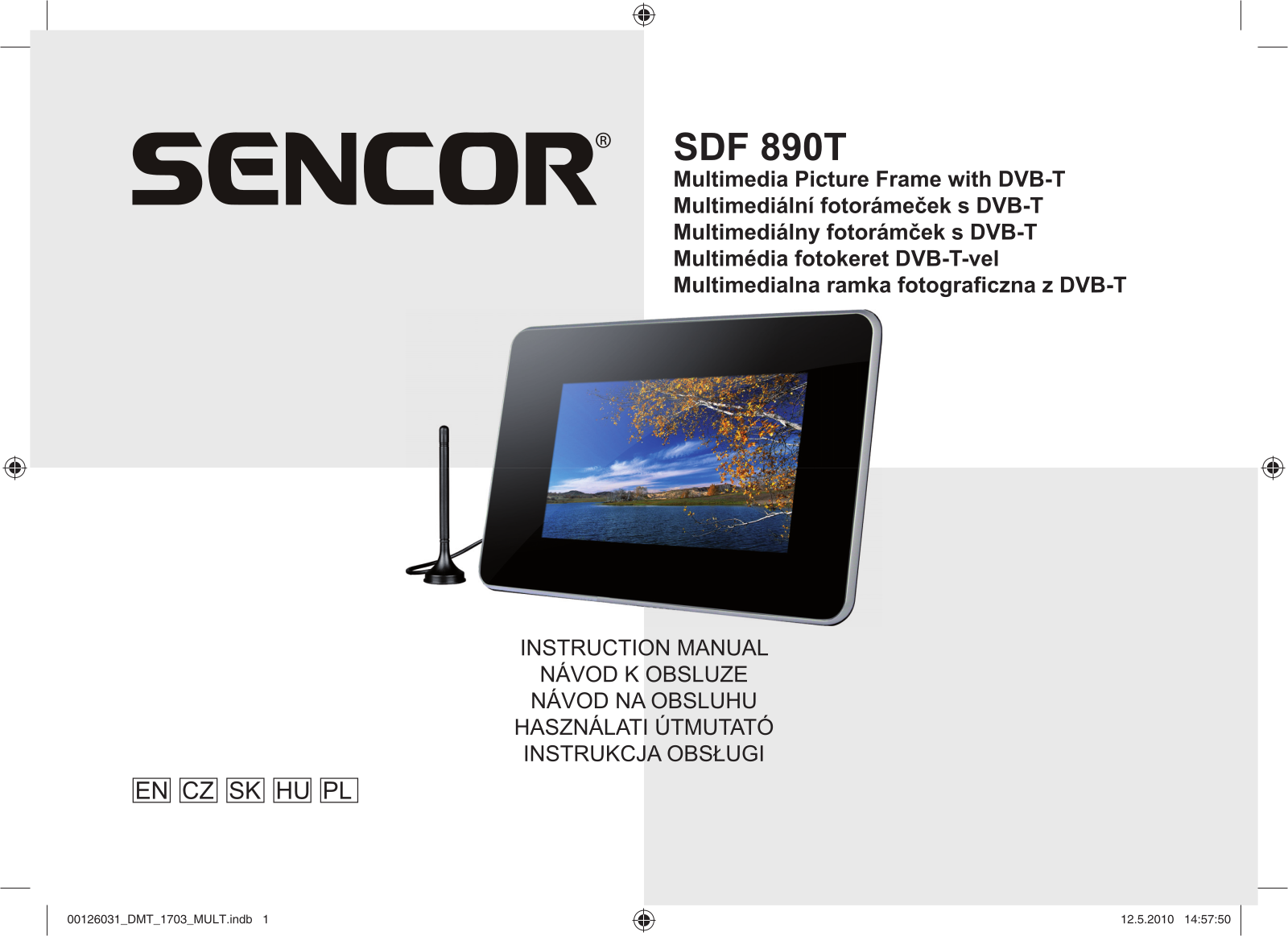 Sencor SDF 890T User Manual