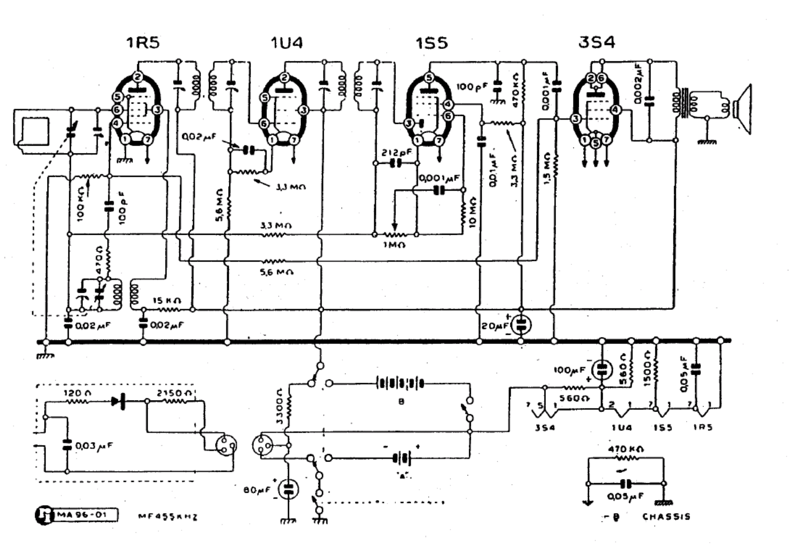 Emerson 584 schematic