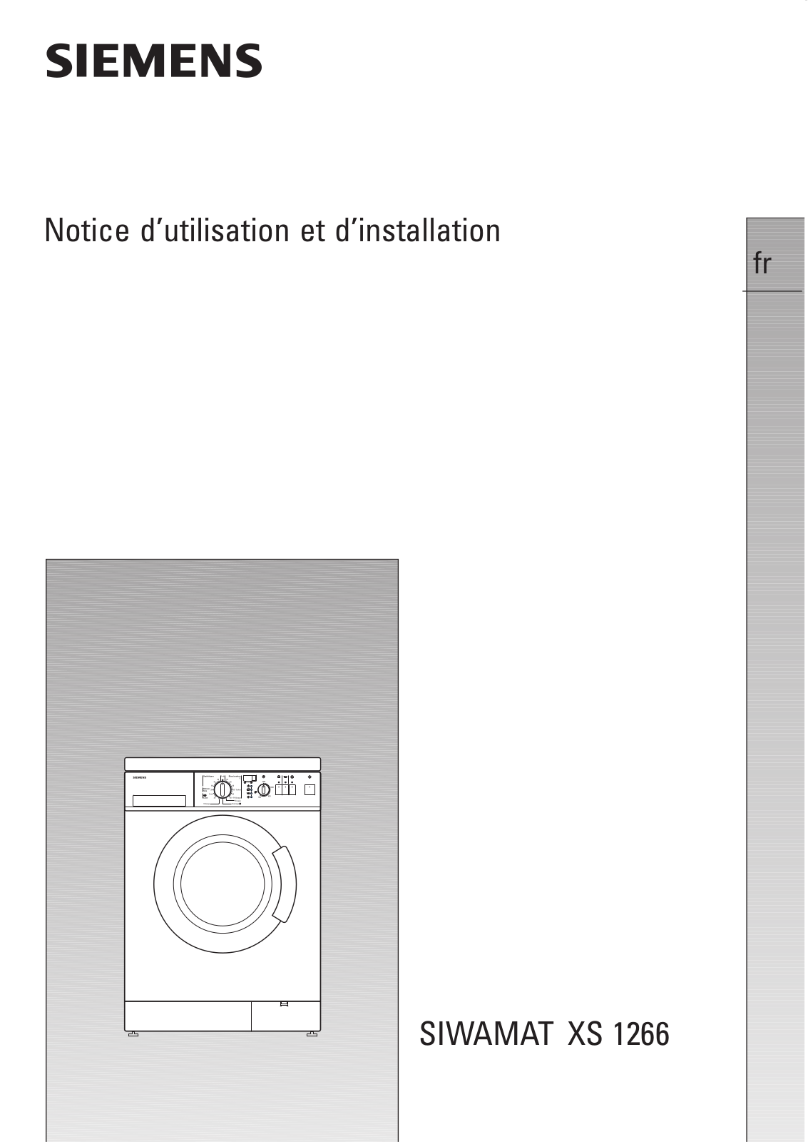 SIEMENS WXS1266 User Manual