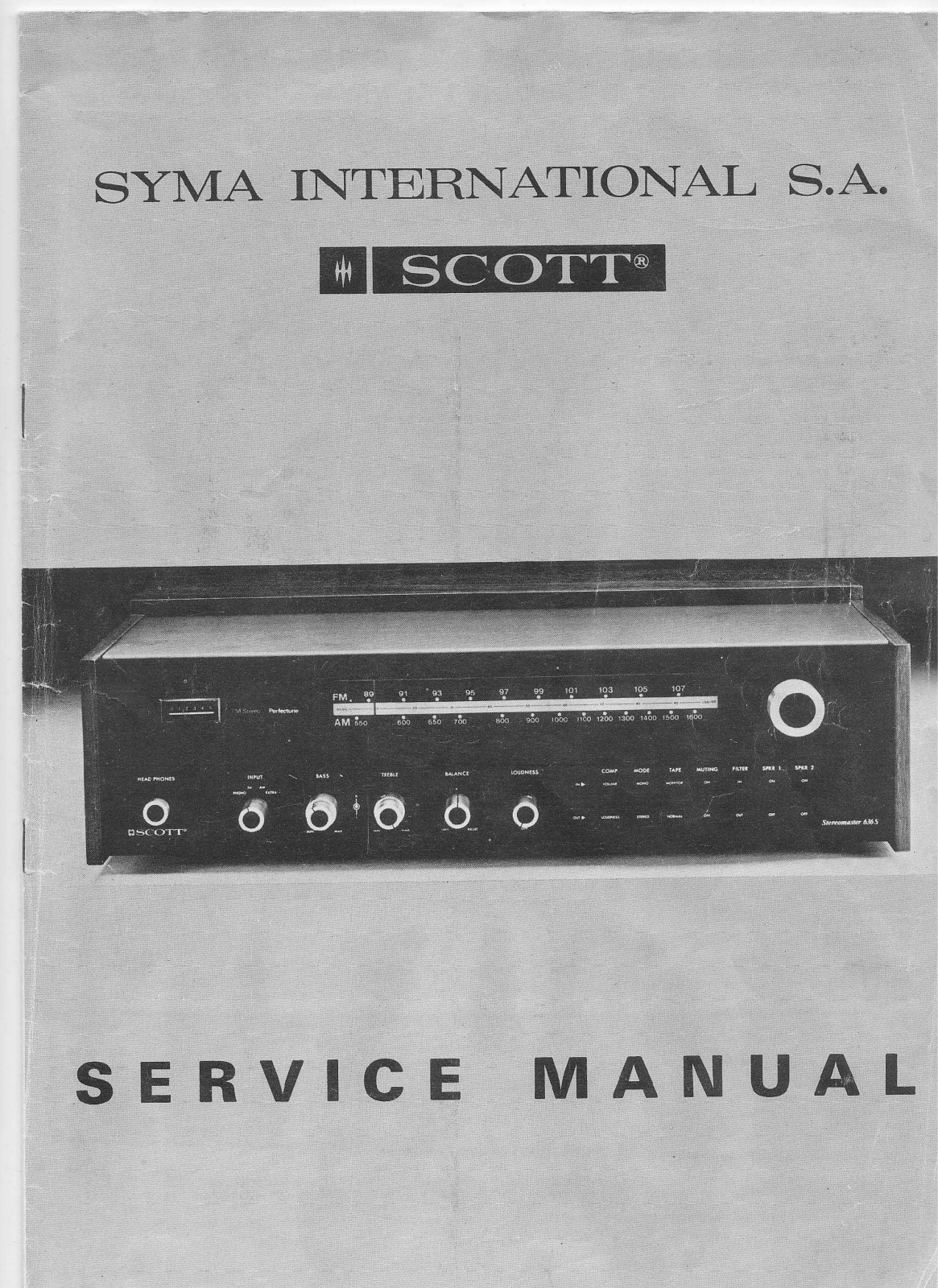 Scott 636S, 637S Service Manual