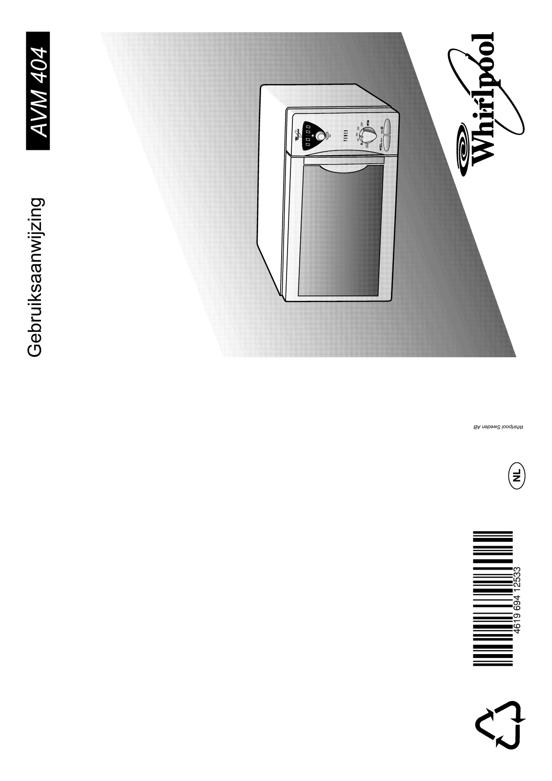 Whirlpool AVM 404/1 WP WH, AVM 404/1/BL User Manual