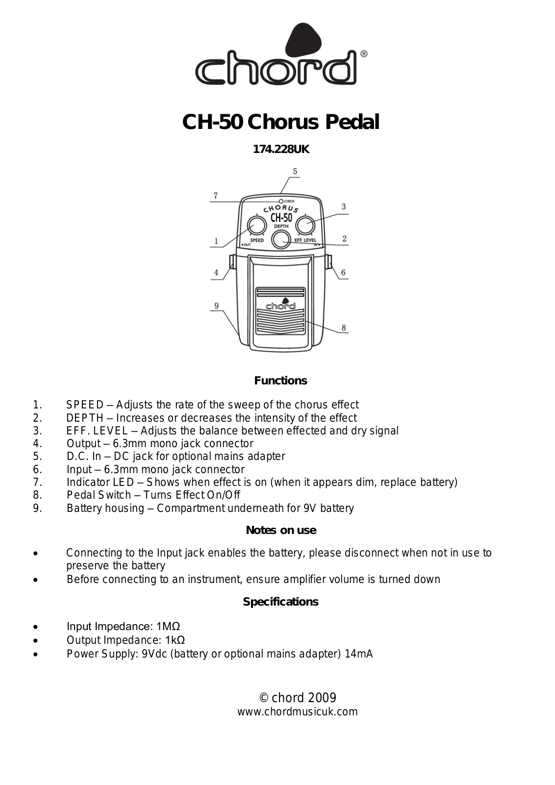 AVSL CH-50 User Manual - ManualMachine.com