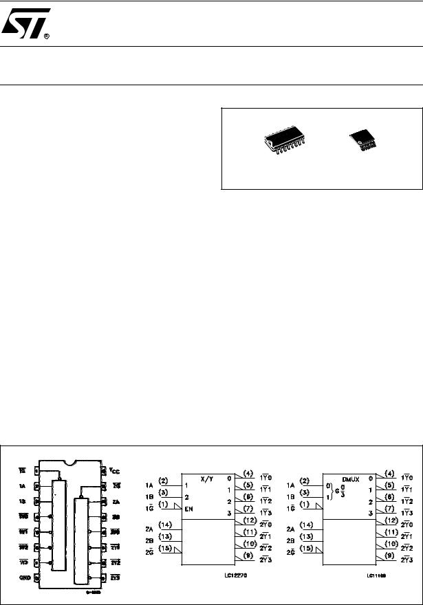 ST 74LCX139 User Manual