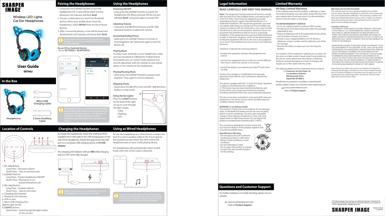 Sharper image SBT662 User Manual