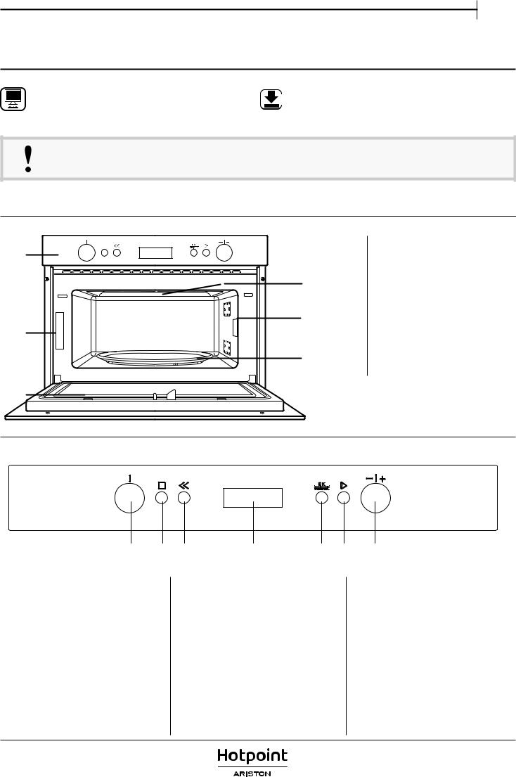 HOTPOINT/ARISTON MD 764 IX HA Daily Reference Guide