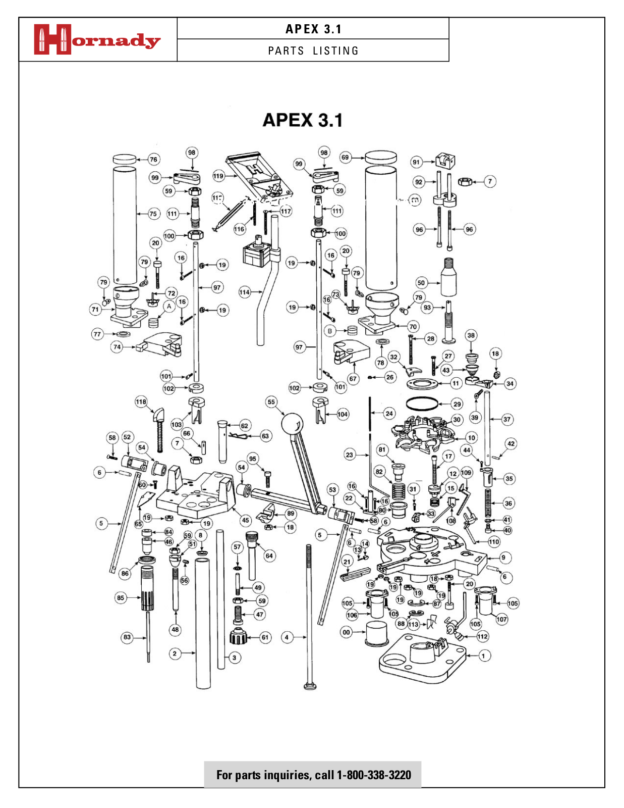 hornady apex 31 User Guide