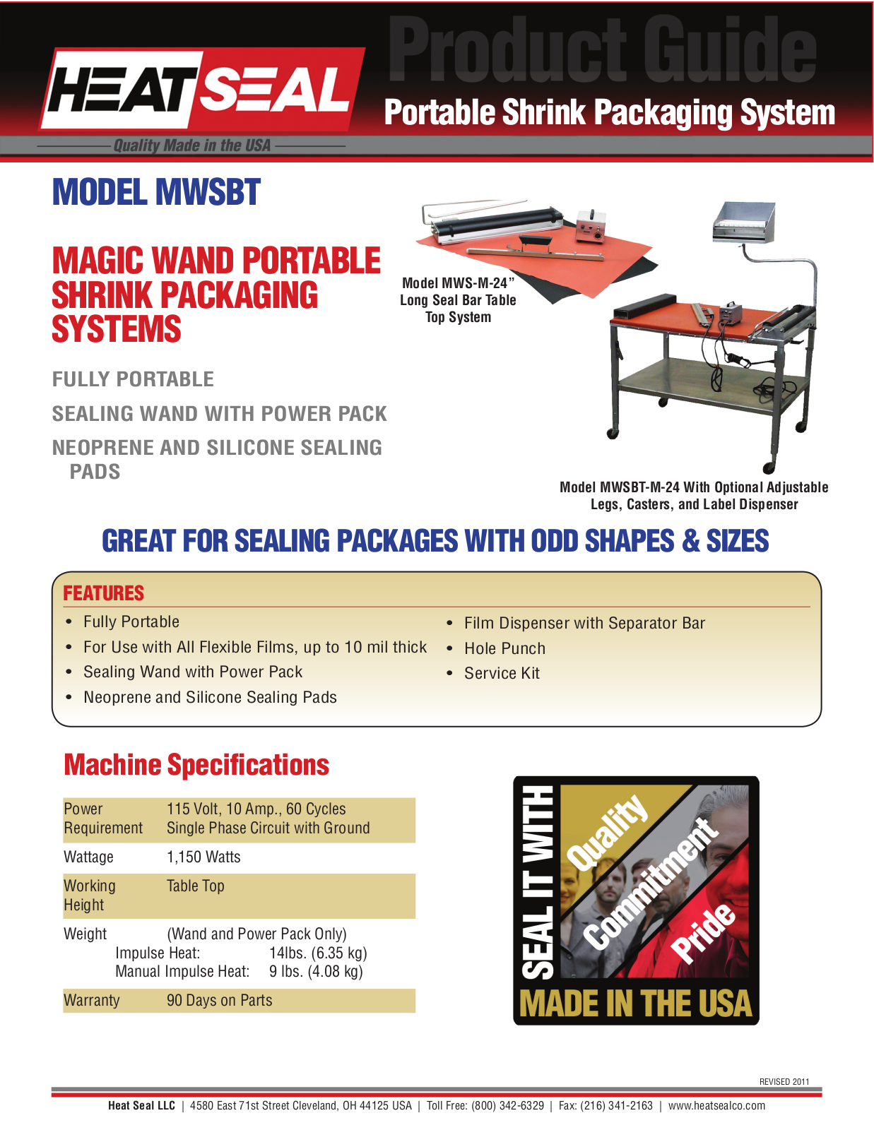 Heat Seal MWS-I User Manual