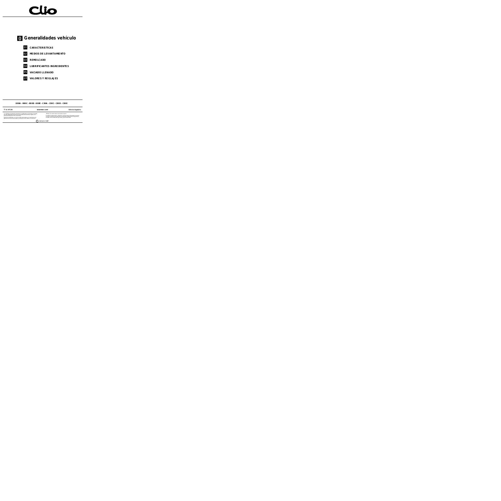 renault Clio (1998) Workshop manual - ManualMachine.com