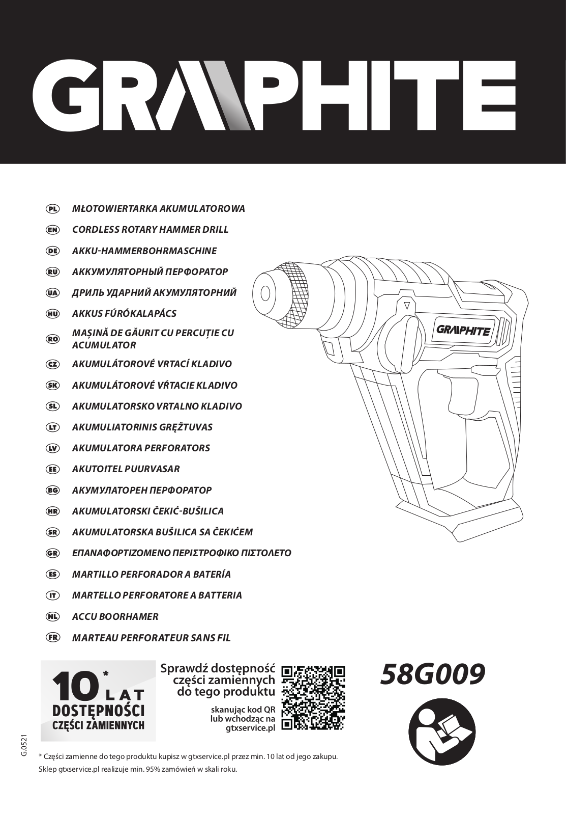 GRAPHITE 58G009 User guide - ManualMachine.com