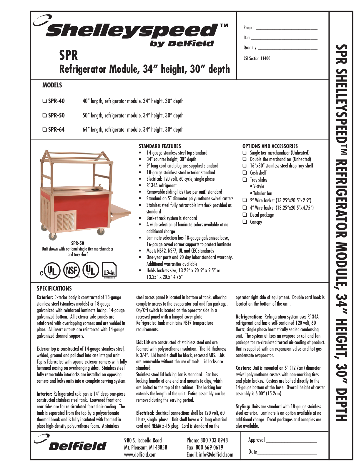 Delfield SPR General Manual