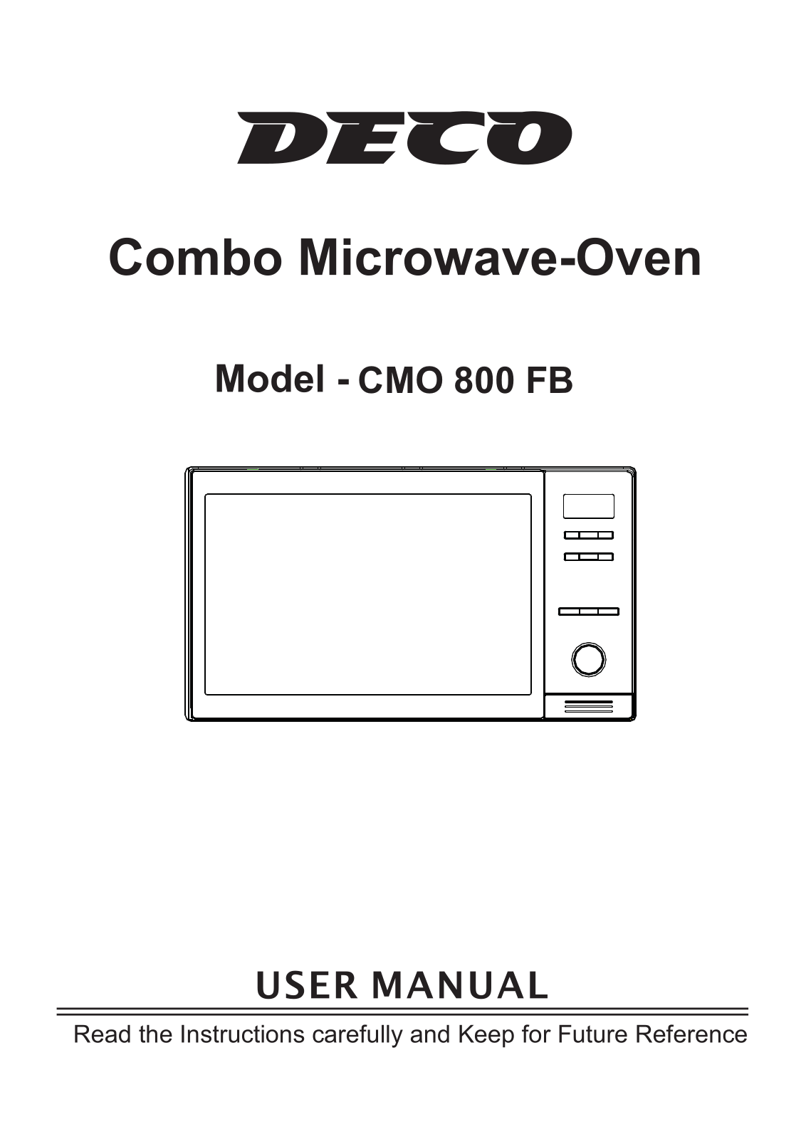 Equator CMO800FB, CMO800 User Manual