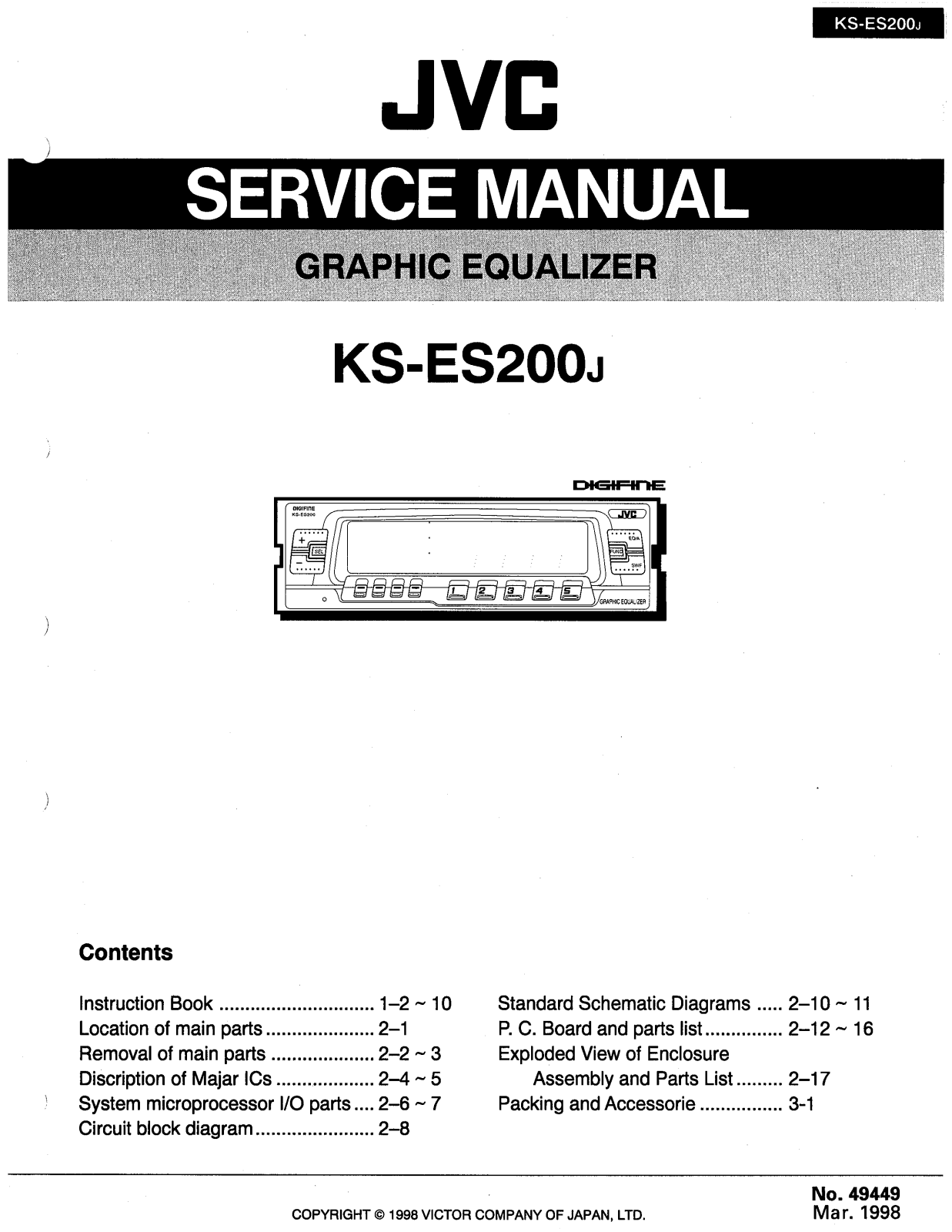 JVC KS-ES200J Service Manual